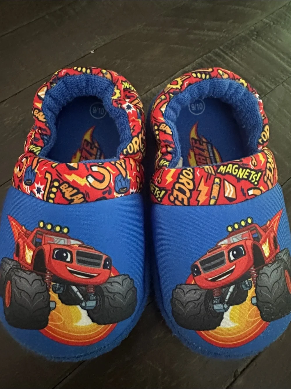 Blaze Monster Truck Kids Slip-On Slippers